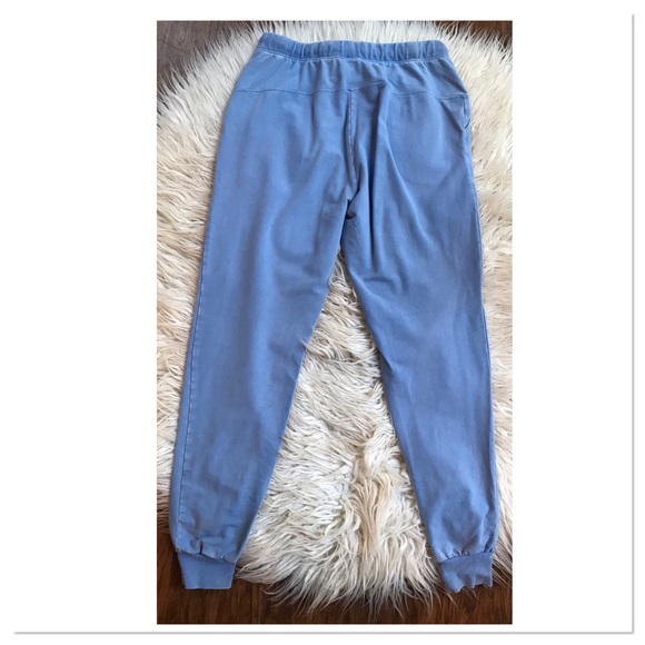 Anthropologie Saturday Sunday Joggers Blue Pull On Size Extra Small - Picture 4 of 7
